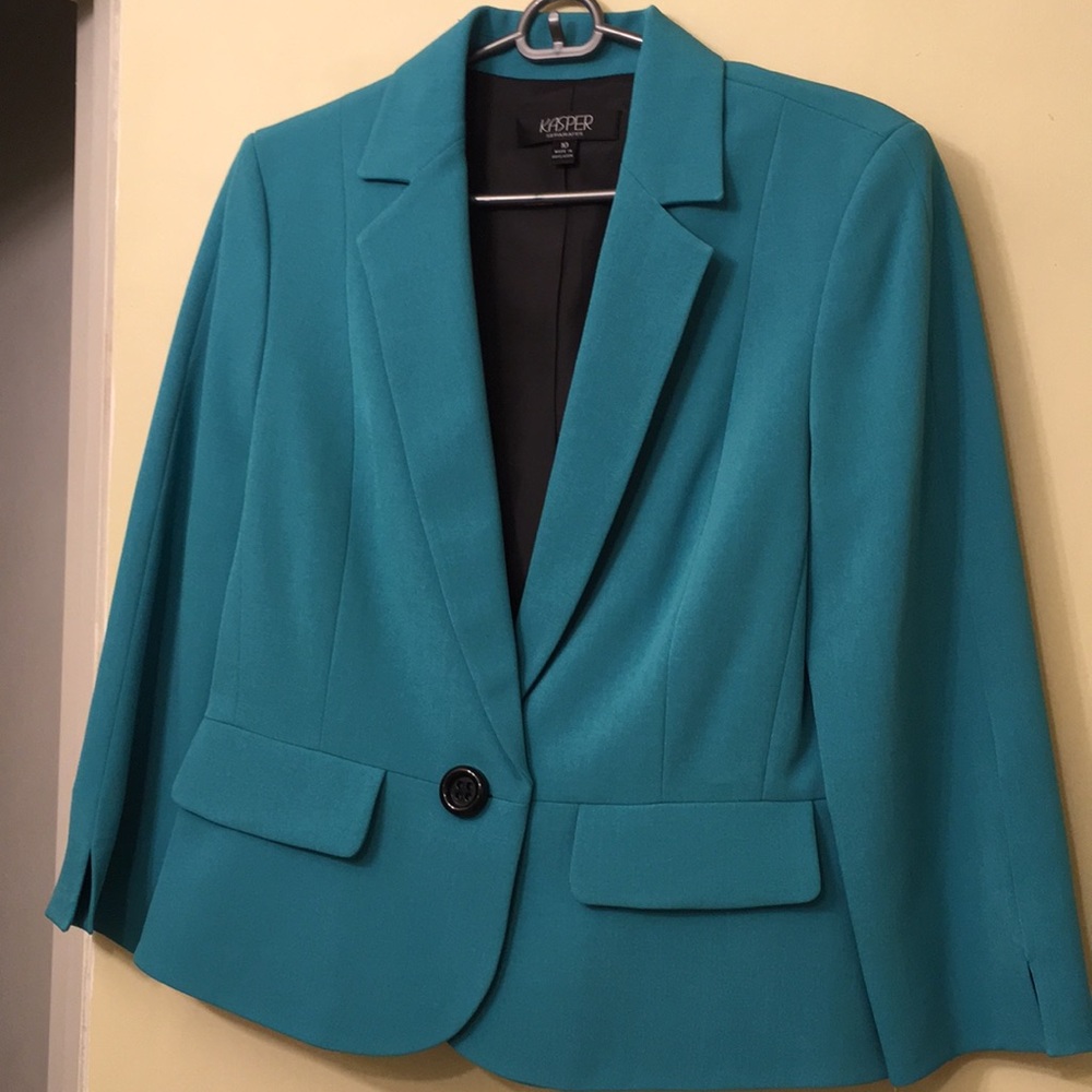 Teal Blazer from Macy’s